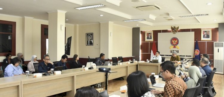 Pertemuan KPPU dengan perwakilan BUMN Pertambangan. (ist/rmolsumsel.id) 