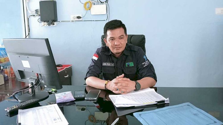 Plt Direktur Perumda Tirta Seguring Betung, Hendra Rosada . (Salim/RMOLSumsel.id)