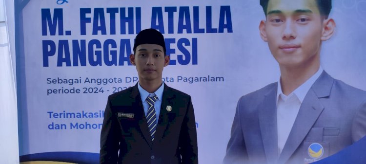 Muhammad Fathi Atalla Legislator Termuda DPRD asal kota Pagar Alam (Handout)