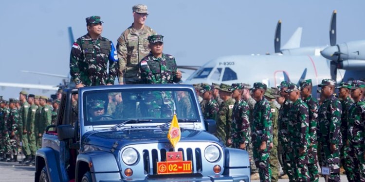 Pembukaan Latgabma Super Garuda Shield bertempat di Baseops Lanudal Juanda Jawa Timur, Senin (26/8)/Ist