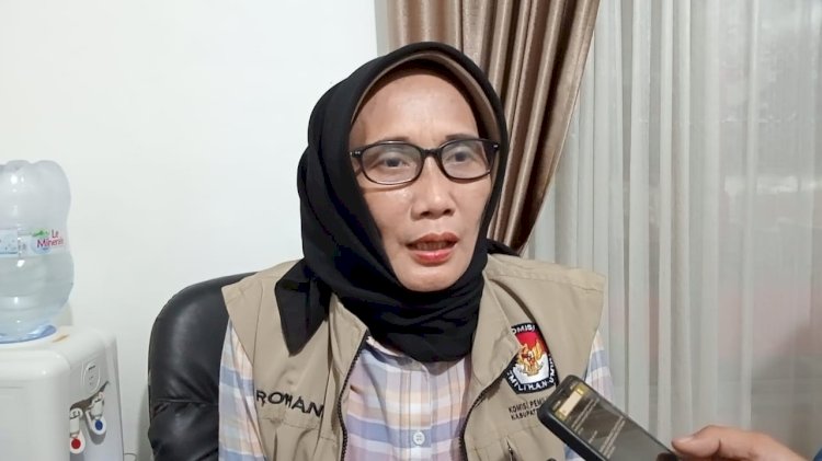 Ketua KPUD Muara Enim, Rohani. (Noviansyah/RMOLSumsel.id)