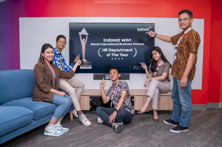 Indosat Ooredoo Hutchison (IOH) berhasil meraih penghargaan bergengsi di ajang Stevie Awards 2024/ist