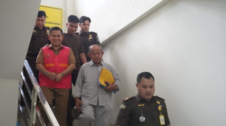 Richard Cahyadi saat ditetapkan tersangka dalam kasus dalam korupsi aplikasi SANTAN beberapa waktu lalu/handout