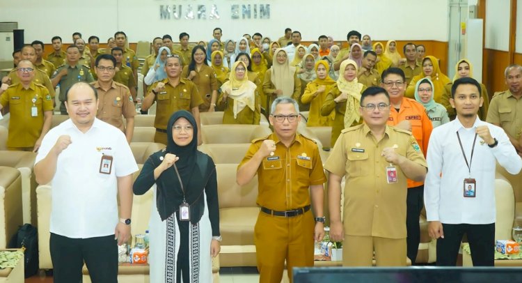 Pemkab Muara Enim menggelar kegiatan Penyusunan Arsitektur Sistem Pemerintahan Berbasis Elektronik (SPBE) to-be dan Peta Rencana SPBE/ist