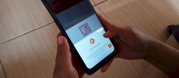 Errornya website pembelian e-meterai yang dibutuhkan sebagai bagian dari syarat pembubuhan di dokumen pendaftaran CPNS 2024. (Noviansyah/RMOLSumsel.id)