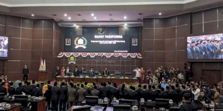 Pelantikan anggota DPRD Kota Serang periode 2024-2029/RMOLBanten