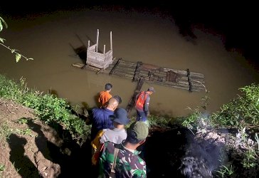 Lokasi tempat balita tenggelam di Sungai Musi wilayah Kecamatan Muara Lakitan, Kabupaten Musi Rawas/Foto: Polsek Muara Lakitan)