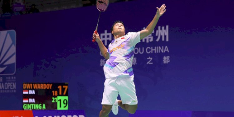Tunggal putra Indonesia, Anthony Ginting, berhasil menembus babak 16 Besar China Open 2024/Dok PBSI