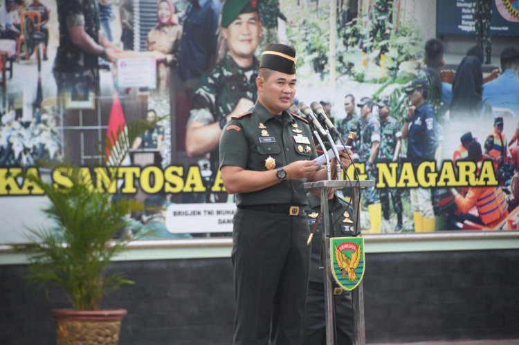 Komandan Korem (Danrem) 044/Gapo, Brigjen TNI Muhammad Thohir, S.Sos., M.M., 