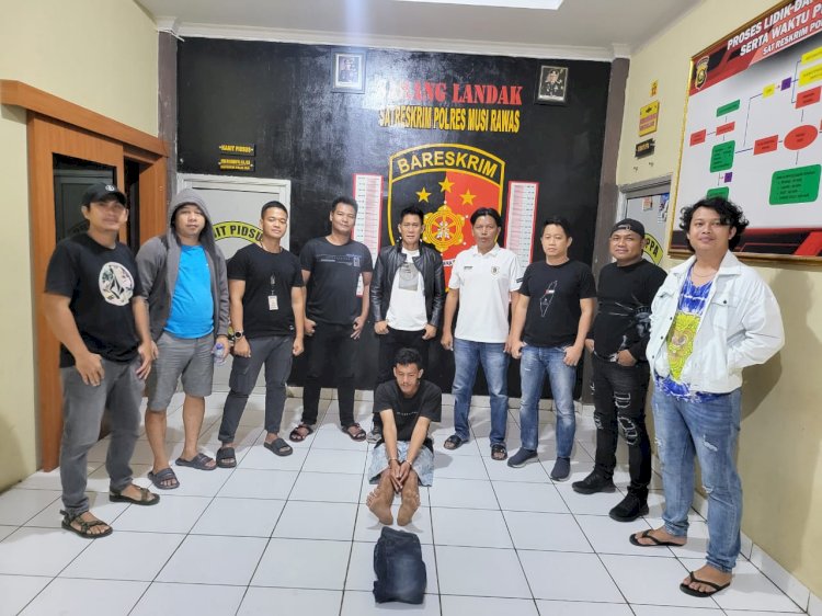 Pelaku begal ditangkap Tim Sat Reskrim Polres Musi Rawas.(Handout)