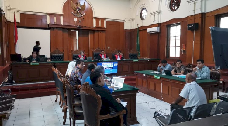 Sidang pencemaran lingkungan di PN Surabaya/Foto: Dokumen KLHK