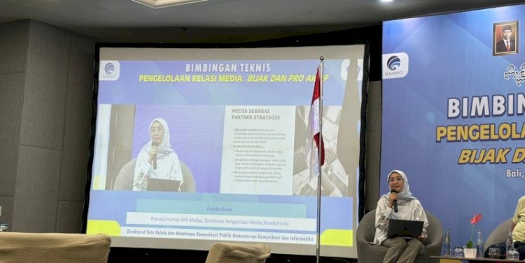 Pranata Humas Ahli Madya Dirjen IKP Kemenkominfo Farida Dewi Maharani/Ist