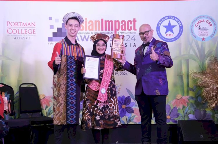 Penyerahan penghargaan Asian Impact Awards 2024 dilakukan di Portman College, Selangor, Malaysia/ist