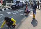 Aksi Vandalisme di Jalan Angkatan 45 Palembang Hebohkan Jagat Maya