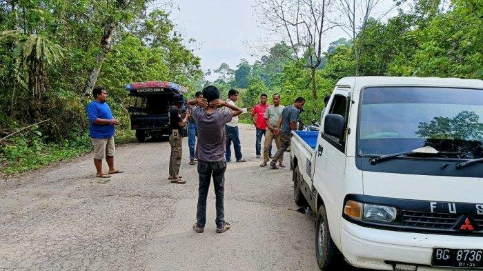 Lokasi kejadian begal di Jalan Poros, korban pasangan suami istri/ist