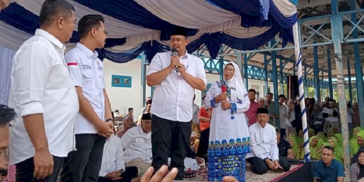 Bobby Nasution di Mandailing Natal/Ist