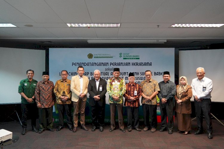  Unit Usaha Syariah (UUS) dari Bank Sumsel Babel, di bawah kepemimpinan Direktur Utama Achmad Syamsudin, meraih skor tertinggi 89,10
