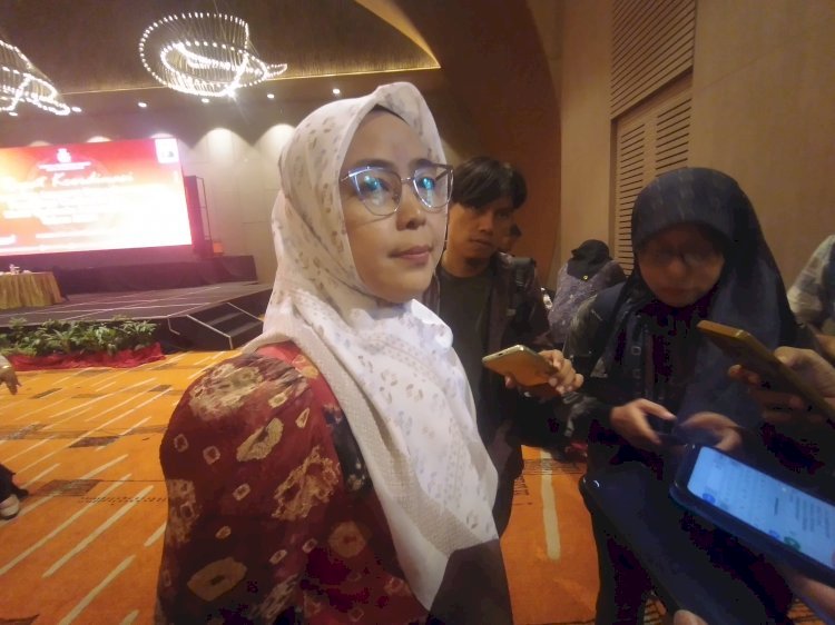 Komisioner KPU Palembang Divisi Teknis Penyelenggaraan Sri Mariyati (Dudy Oskandar/rmolsumsel.id)