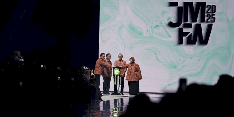 Pembukaan Jakarta Muslim Fashion Week (JMFS) 2025 di Indonesia Convention Exhibition (ICE), BSD City, Tangerang, Banten/Ist