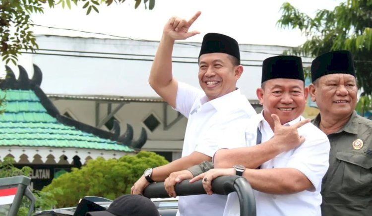 Calon Wali Kota dan Wakil Wali Kota Lubuklinggau Nomor Urut 1, Rodi Wijaya dan Imam Senen. (ist/rmolsumsel.id) 