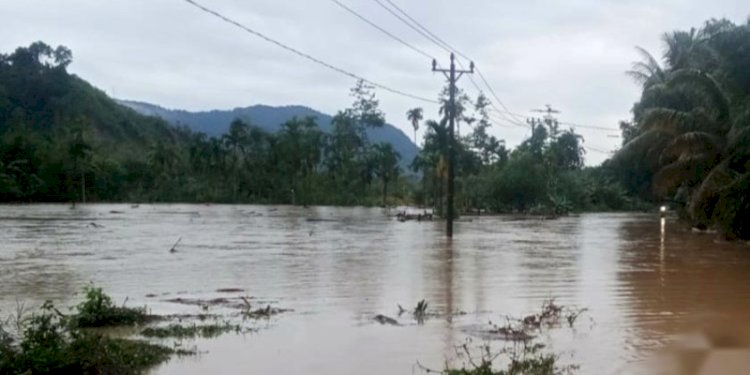 Bencana banjir yang menimpa Aceh Selatan. (ist/rmolsumsel.id) 