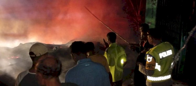Rumah milik Supri ludes dilahap si jago merah/ist