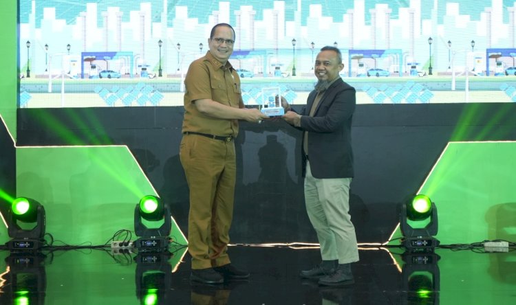 Kegiatan Gatjering PLN bersama para pelaku usaha di Grand Ballrom Santika Premier Hotel Palembang /ist