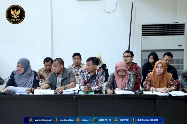 Tangkapan layar suasana sidang etik DKPP. (ist/rmolsumsel.id) 