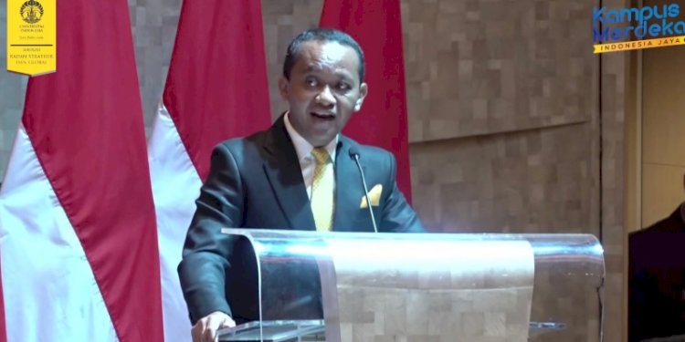 Menteri Energi dan Sumber Daya Mineral (ESDM) Bahlil Lahadalia/Ist