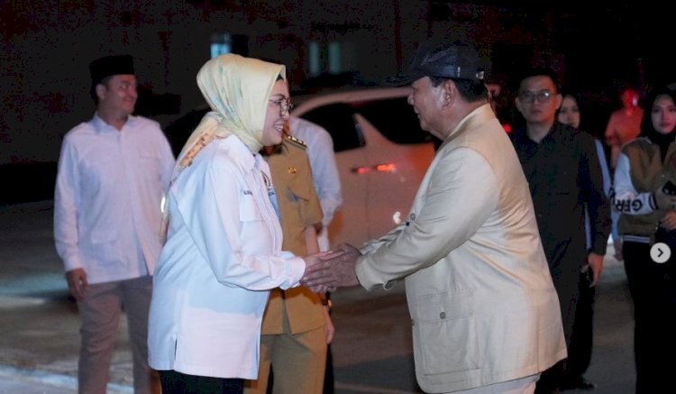 Momen saat RA Anita Noeringhati bertemu dengan Presiden Prabowo Subianto/Foto:IG @ra_anita63