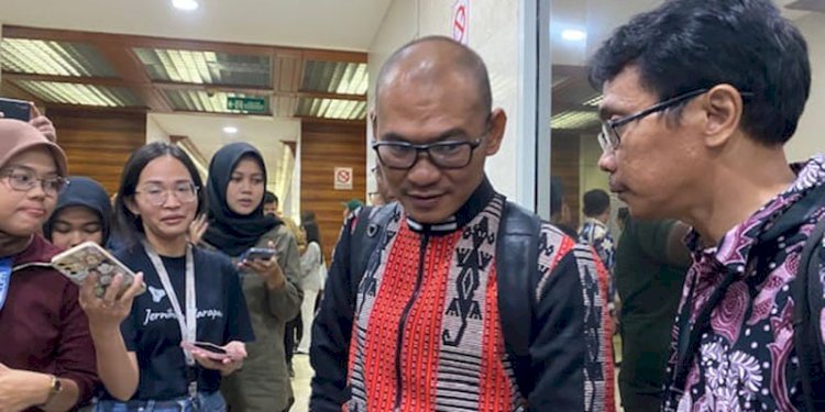 Ipda Rudy Soik usai rapat dengar pendapat di Komisi III DPR RI bersama Kapolda NTT Irjen Daniel Tahi Silitonga, Senin, 28 Oktober 2024/RMOL