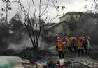 Lalai Membakar Sampah, Penjaga Rongsokan Sebabkan Kebakaran Besar di Kemuning