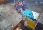 Dua Pria Curi Lampu di Warung Nasi, Rekaman CCTV Viral di Palembang
