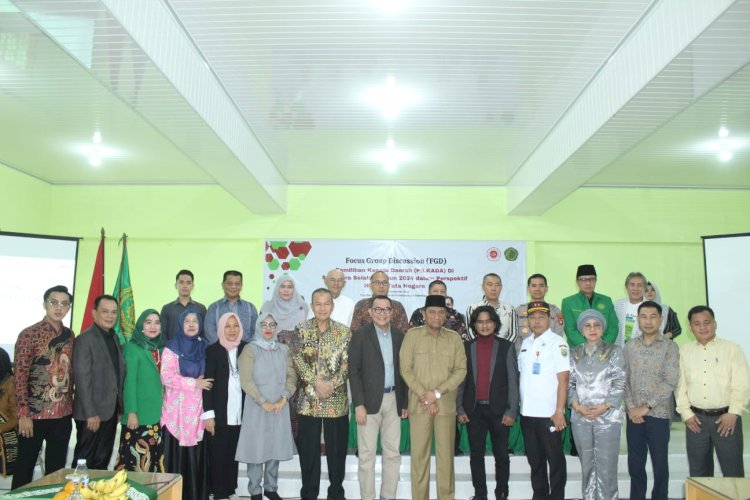 Dekan Fakultas Hukum UMP Abdul Hamid Usman saat membuka acara FGD/Foto: Denny Pratama