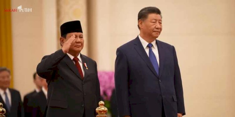 Presiden Prabowo Subianto dan Xi Jinping di Beijing, China pada Sabtu, 9 November 2024/Repro
