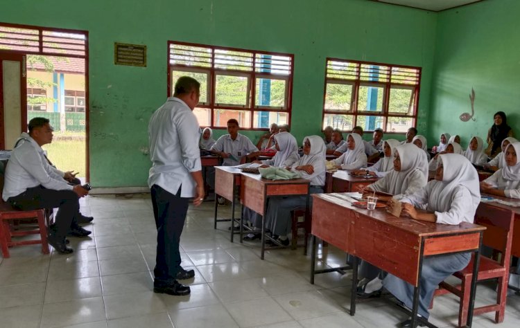 Sat Narkoba Polres Muratara melakukan penyuluhan tentang bahaya narkoba/ist