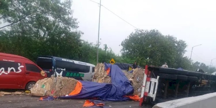 Kecelakaan maut di KM 92 ruas Tol Purbaleunyi arah Jakarta/Ist