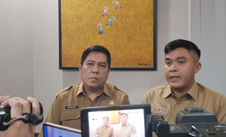 Sekretaris Dearah Kota Palembang, Aprizal Hasyim saat di wawancari /Foto: Maya Hasan