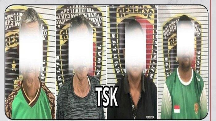 mpat tersangka kasus judi online ditangkap Polres Lubuklinggau/ist