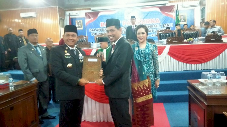 Pelantikan Wakil Ketua I dan Wakil Ketua II DPRD Empat Lawang. (ist/rmolsumsel.id) 