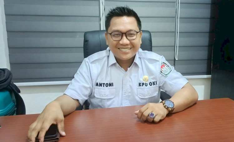 Divisi Teknis dan Penyelenggaraan KPU OKI, Antoni Akhyar/ist