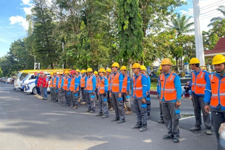 Kesiapan personil PLN Lahat dalam hadapi Pilkada serentak/ist