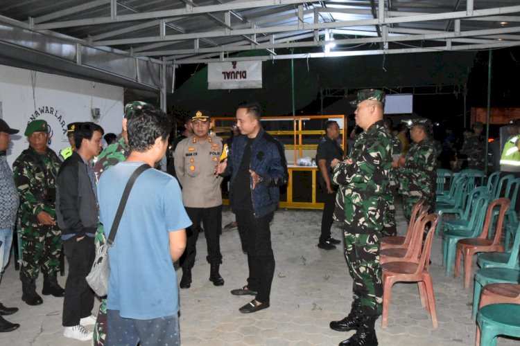 Danrem 044/Gapo Brigjen TNI Muhammad Thohir, saat memantau situasi TPS di OKU. (ist/rmolsumsel.id)
