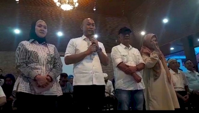 Pasangan calon Wali Kota dan Wakil Wali Kota Lubuklinggau nomor urut 2 yakni Rachmat Hidayat (Yopi Karim) - Rustam Effendi. (ist/rmolsumsel.id) 