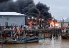Empat Perahu Nelayan di Banyuasin Ludes Terbakar, Kerugian Capai Rp 500 Juta 