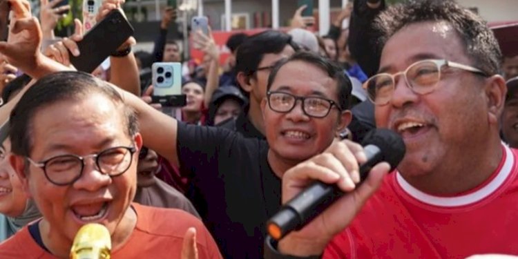 Pasangan Cagub-Cawagub DKI Jakarta nomor urut 3 Pramono Anung-Rano Karno/Ist