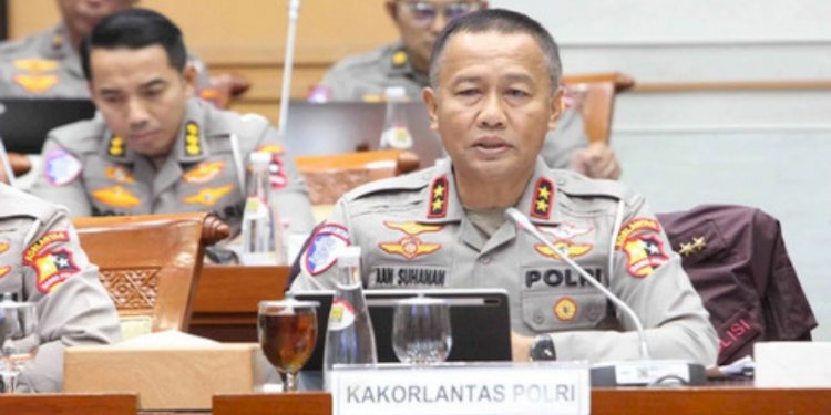 Kepala Korlantas Polri Irjen Aan Suhanan dalam Rapat Dengar Pendapat (RDP) bersama Komisi III DPR RI/Humas Polri