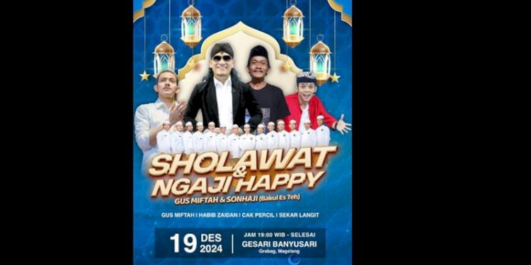 Poster Ngaji Happy Gus Miftah (tangkapan layar/RMOL)