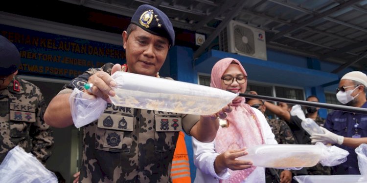 Direktur Jenderal Pengawasan Sumber Daya Kelautan dan Perikanan (PSDKP), Dr. Pung Nugroho Saksono (Ipunk) di Lampung, Rabu, 11 Desember 2024/Ist