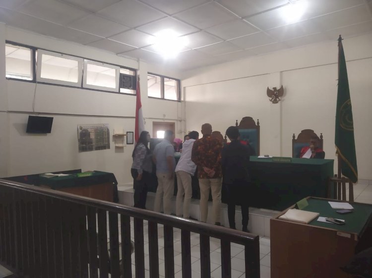 Suasana persidangan terkait perkara gugatan ganti kerugian akibat kabut asap yang ditimbulkan perusahaan hutan tanam industri/ist